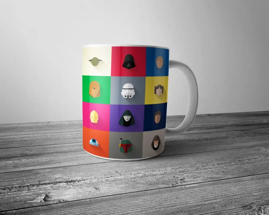 Кружка Pixxa Звездные войны чашка молочный кофе чайная фарфоровый подарок|Кружки| |