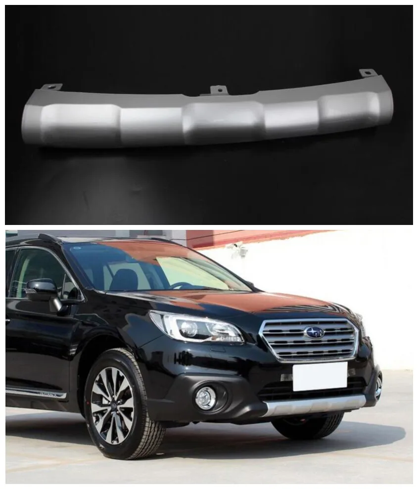 

High quality ABS Car Front Rear Bumper Protector Guard Plate Fits For Subaru Outback 2015 2016 2017