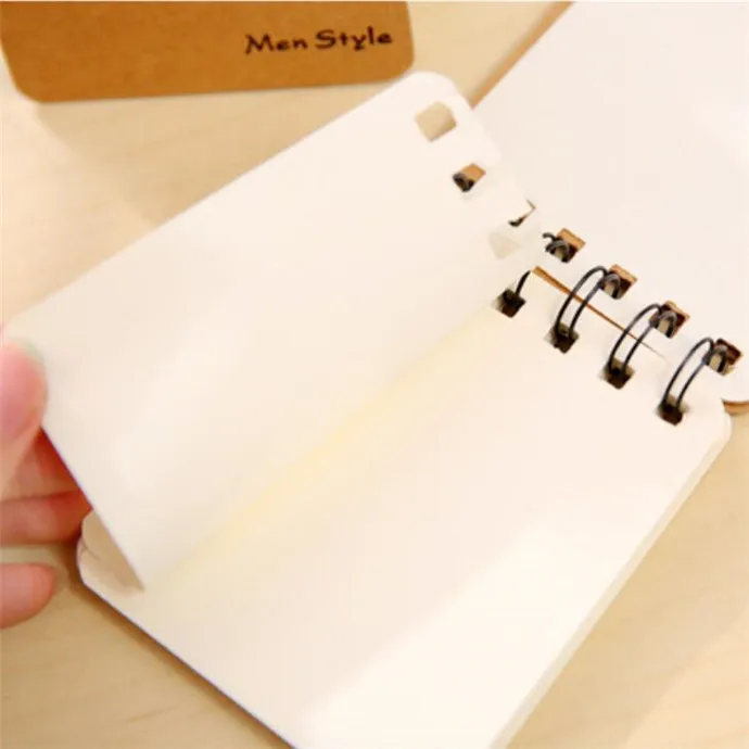 

10pcs/lot Lovely mustache eye glasses hat blank note book Diary Weekly Planner Sketchbook Agenda Kawaii Journal Dairy