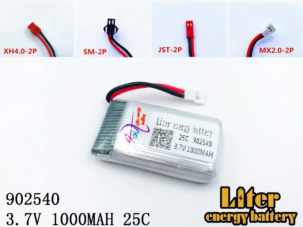 Батарея 3 7 В 1000 мА/ч для Syma X5C X5SC X5SW M68 X5HC X5HW X400 X800 четырехосевая модель самолета
