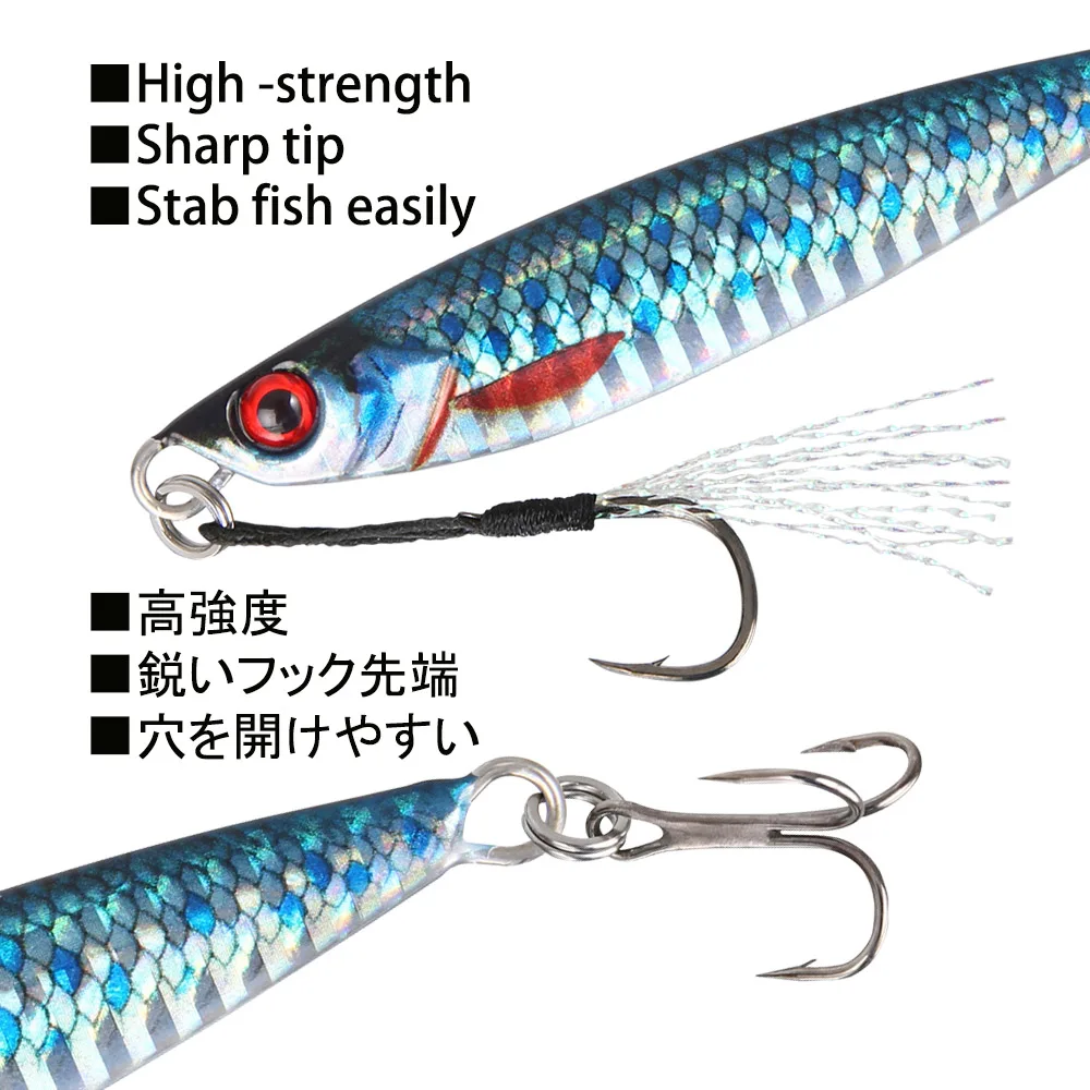 Casting Jigging lure Shore Spoon Metal Jig 20g 30g 40g Saltwater Fishing Bit Artificial Bait | Спорт и развлечения