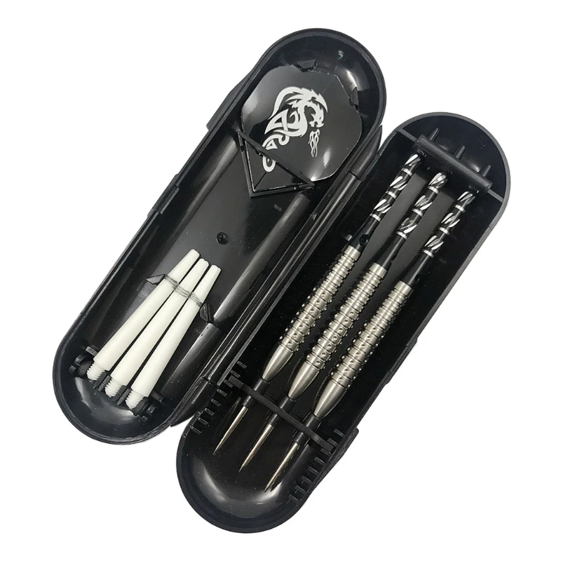 

90% Профессиональный Вольфрам Сталь наконечник Дротика s 24,5g точный в форме бочонка чехол для дротиков 53CD