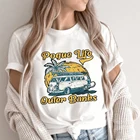 Лидер продаж 2021, футболка с внешним банком, футболка с надписью Pogue Life, Северная Каролина, модные футболки унисекс с графическим рисунком, женские футболки