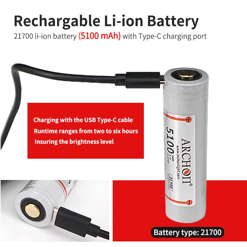 V10 Plus type c Recharge diving flashlight CREE LED 5100mAh torch underwater dive light fill strobe lamp | Лампы и освещение