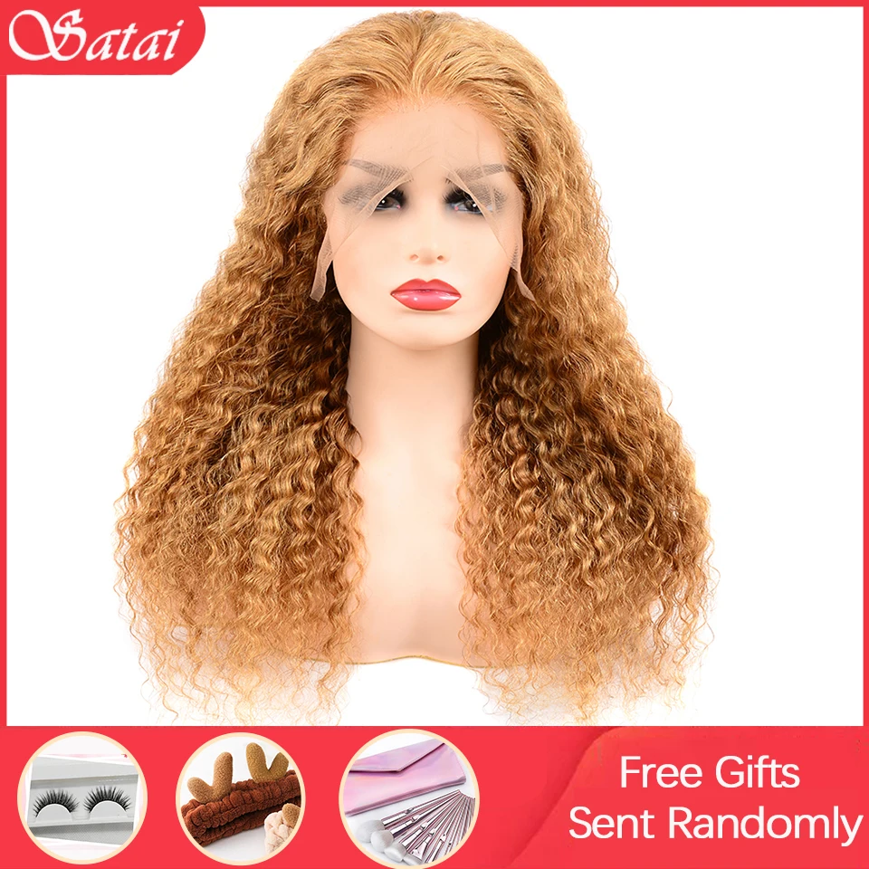 Парик из натуральных волос с глубокой волной 13 х4 дюймов|Парик на кружеве| |