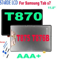 original 11 0 for samsung galaxy tab s7 sm t870 t875 t876b t878 lcd display touch screen digitizer panel assembly