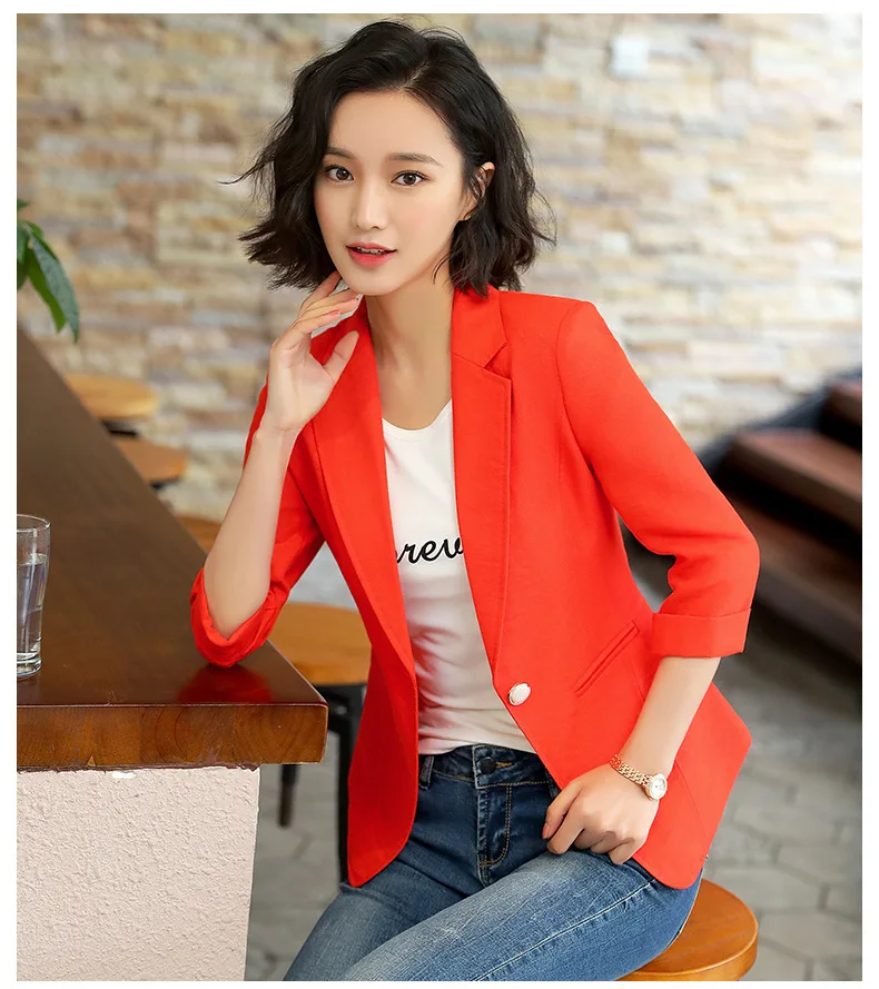 Элегантный женский Блейзер повседневный Женский блейзер с длинным рукавом