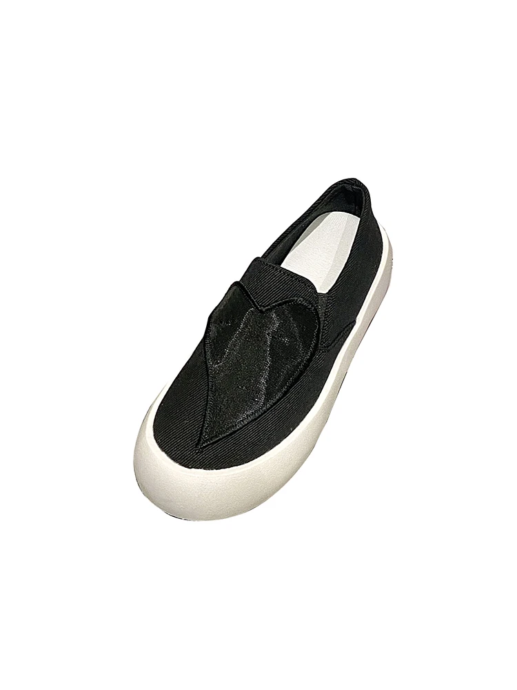 

Simple Solid Color Casual Canvas Shoes Spring And Summer New Style Comfortable All-Match Large Size 35-40 Ladies Single Shoes