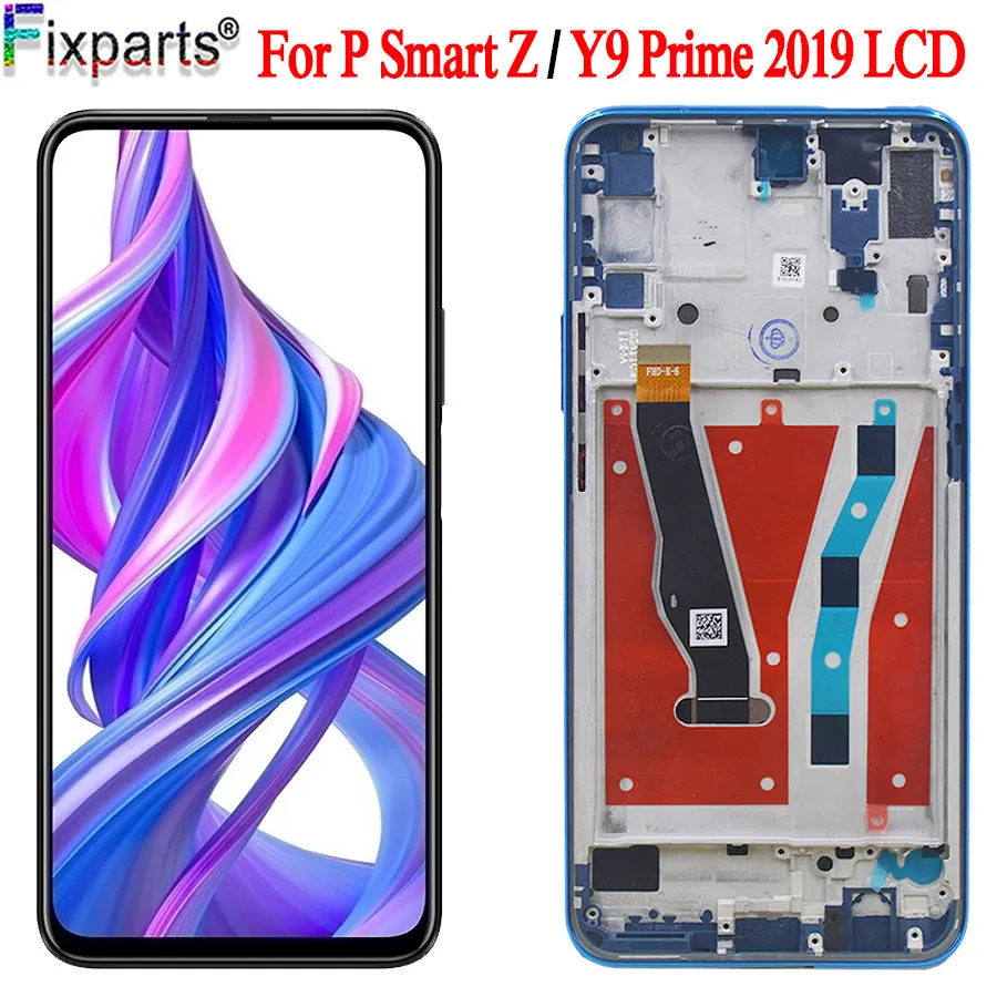 Для Huawei P Smart Z/ Y9 премьер 2019 ЖК дисплей с сенсорным экраном дигитайзер сборный узел