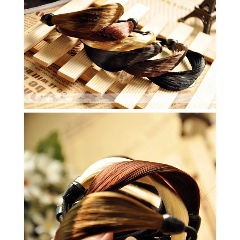 1 шт. для девушек и женщин прямой парик эластичная модная повязка волос с милыми