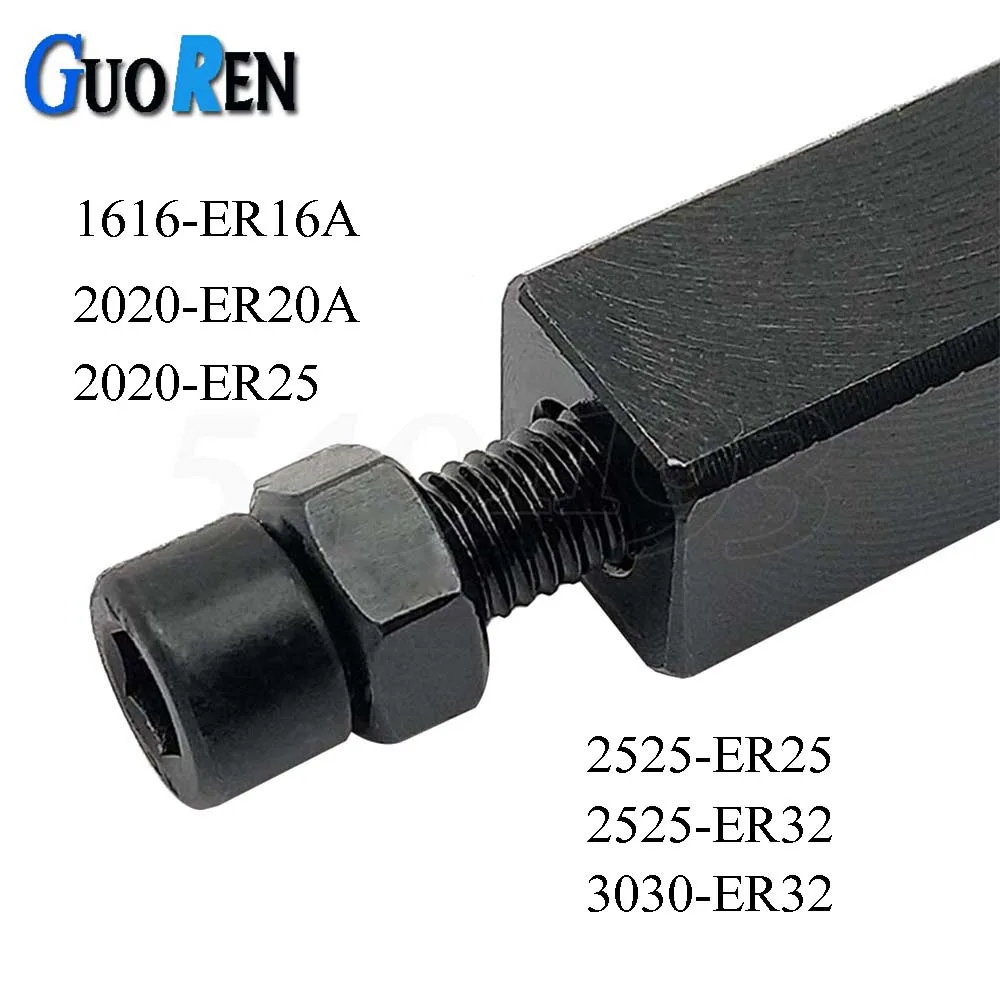 

Инструмент для резки с ЧПУ 1616-ER16A 2020-ER20A 2020-ER25 2525-ER25 2525-ER32 3030-ER32 Держатель токарный зажим для сверла квадратная ручка
