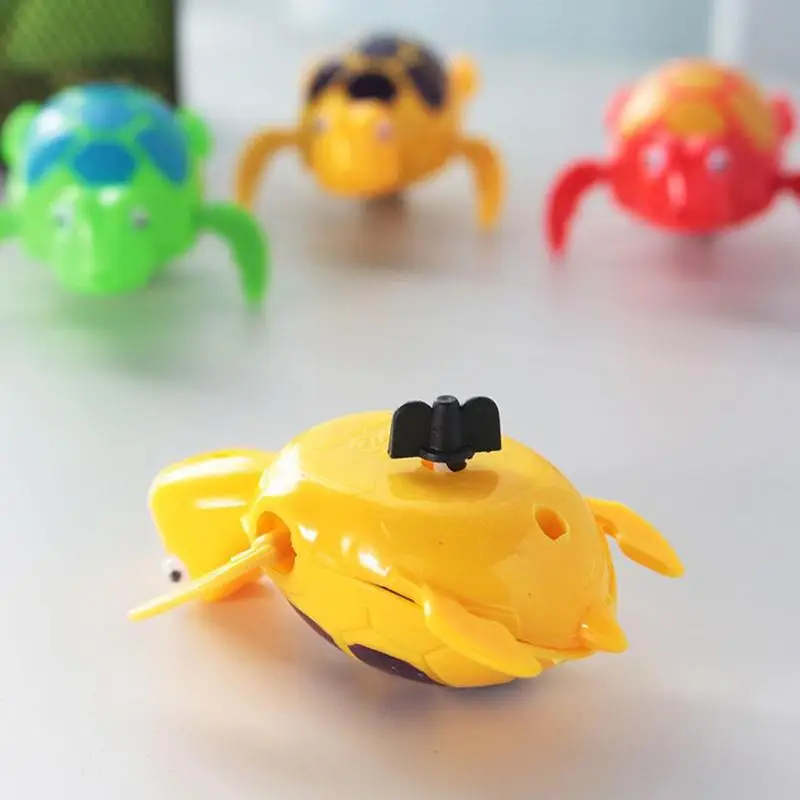 Baby Bath Toys Summer Swimming Bathing Play Water Clockwork Toy Cute Turtle Playing With Water Wound-up Chain Baby Swim Bath Toy
