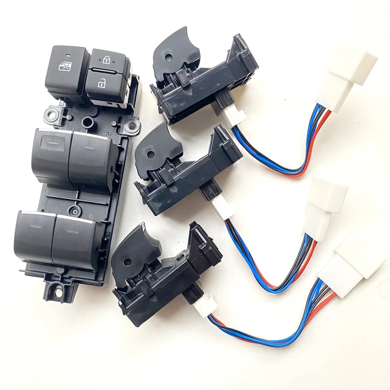 

Кнопка переключателя стеклоподъемника со светодиодной подсветкой для Toyota RAV4 RAV 4 CHR Corolla Camry 2018-2023, обновление левой подсветки вождения