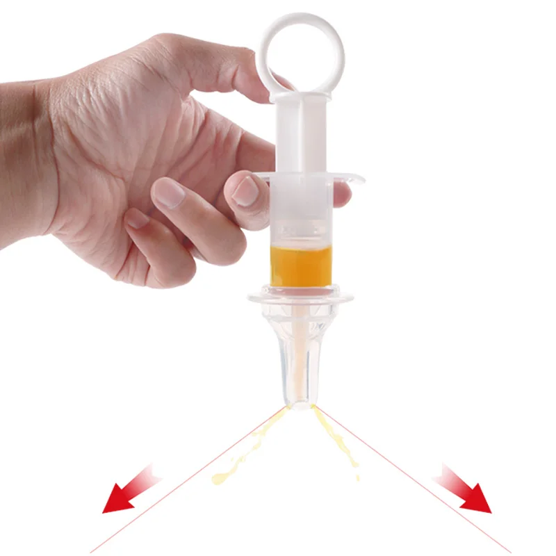 Baby Kids Smart Medicine Dispenser Needle Feeder Squeeze Dropper Pacifier Feeding Utensils | Красота и здоровье