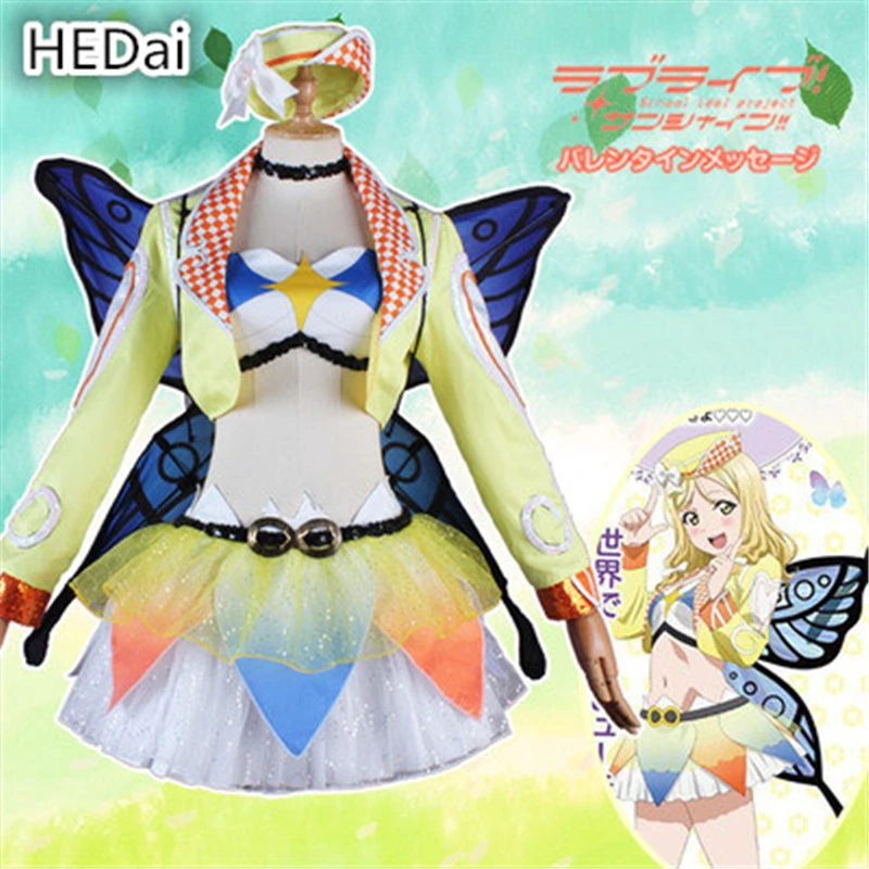 

Размер на заказ Lovelive!sunshine! Aqours 4th Singler HORIZON всех членов охара Мари Косплэй костюм рождественское платье подарок для женщины