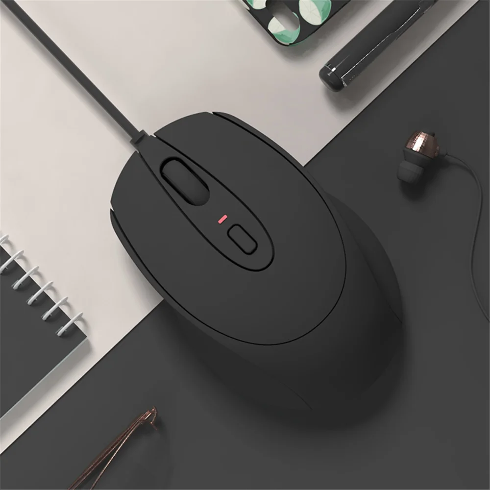 

Colorful USB Interface Wired Mouse Portable Computer Gaming Mouse Mice Simple Office Silent Mute Button Notebook Laptop Mouse