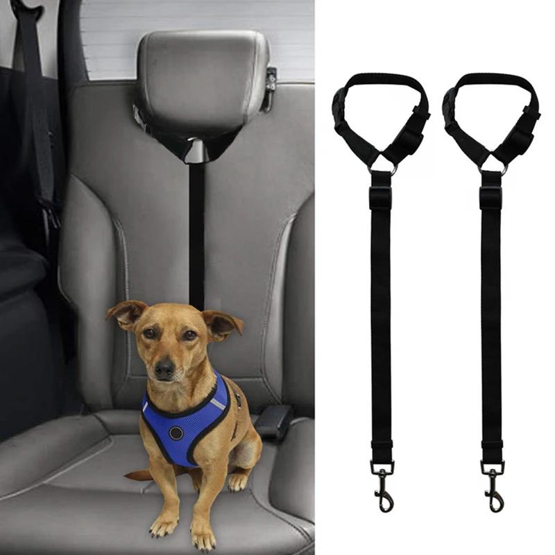 

Adjustable Pet Dog Car Seat Belt Puppy Safety Vehicle Seatbelt Traction Rope Solid Zinc Alloy Rotating Brooch And High Quality