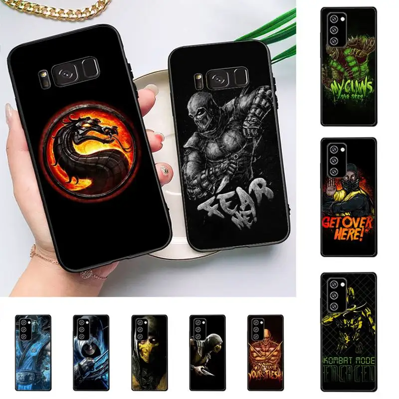 

Mortal Kombat Phone Case For Samsung Galaxy Note10Pro Note20ultra note20 note10lite M30S Capa