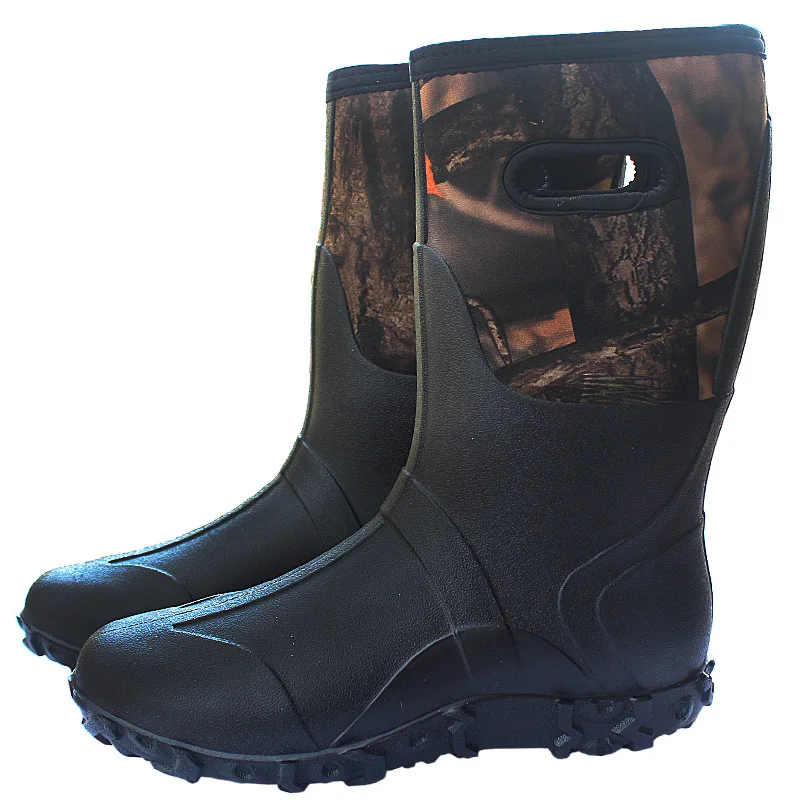 

New Men's High-End Rainshoes Rain Boots Rain Shoes Rubber Boots Fishing Footwear Outdoor Waterproof Boots Snow Boots Size 39-46