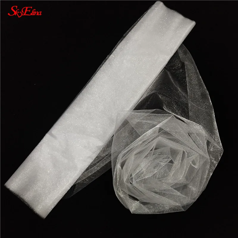 Тюль в рулоне 5 м/10 м тюль из органзы с кристаллами Мягкая юбка пачка для