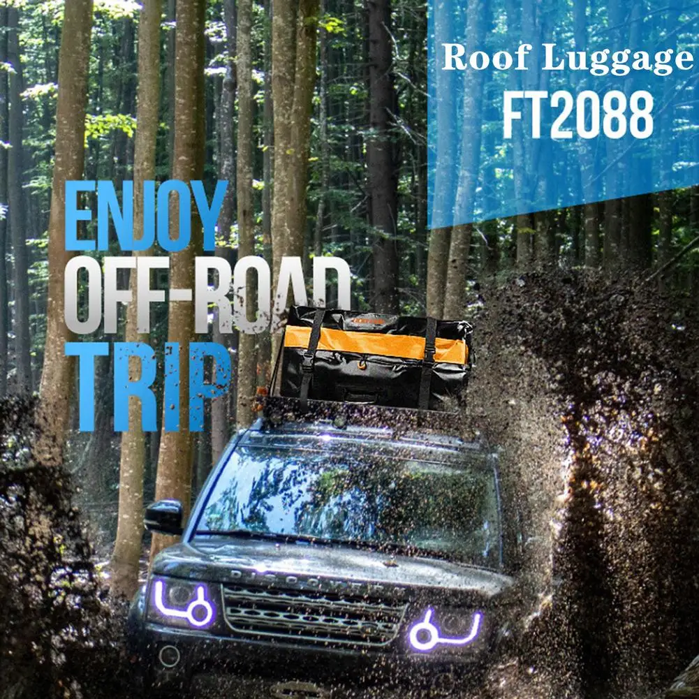 

Складная сумка для хранения на крыше автомобиля, прочная вместительная сумка для груза, 500D ПВХ, для внедорожников, Прямая поставка, Лидер пр...