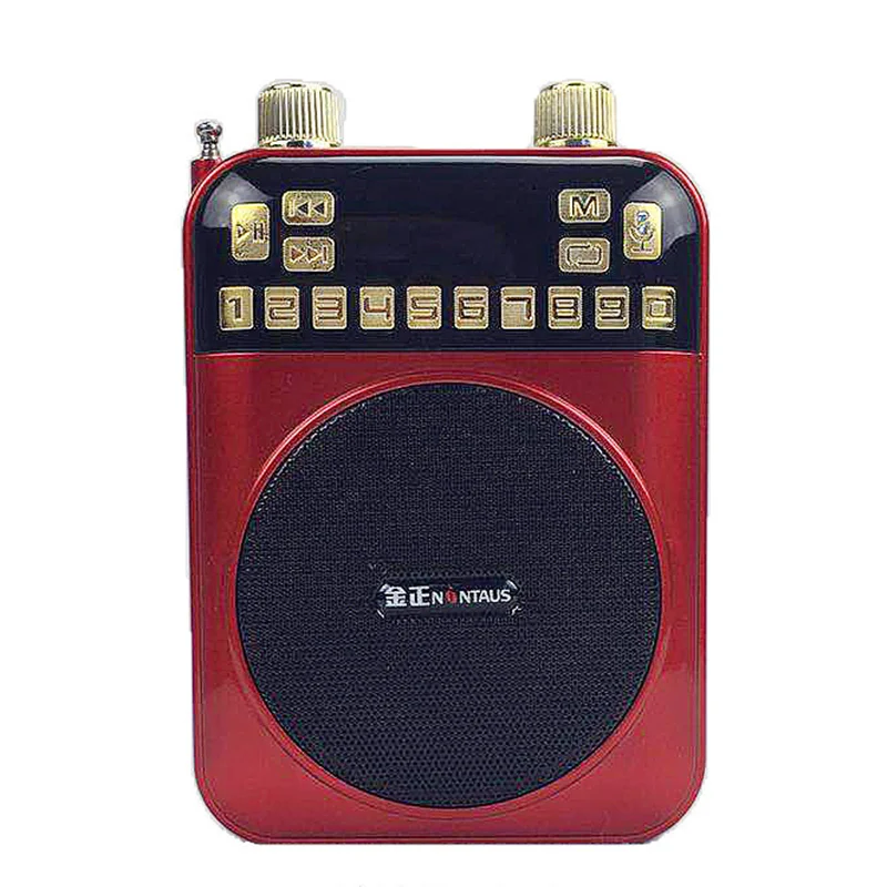 

Portable plug-in TF card speaker MP3 format player 3W power Walkman guide teaching 5W power phonograph amplifier tape recording