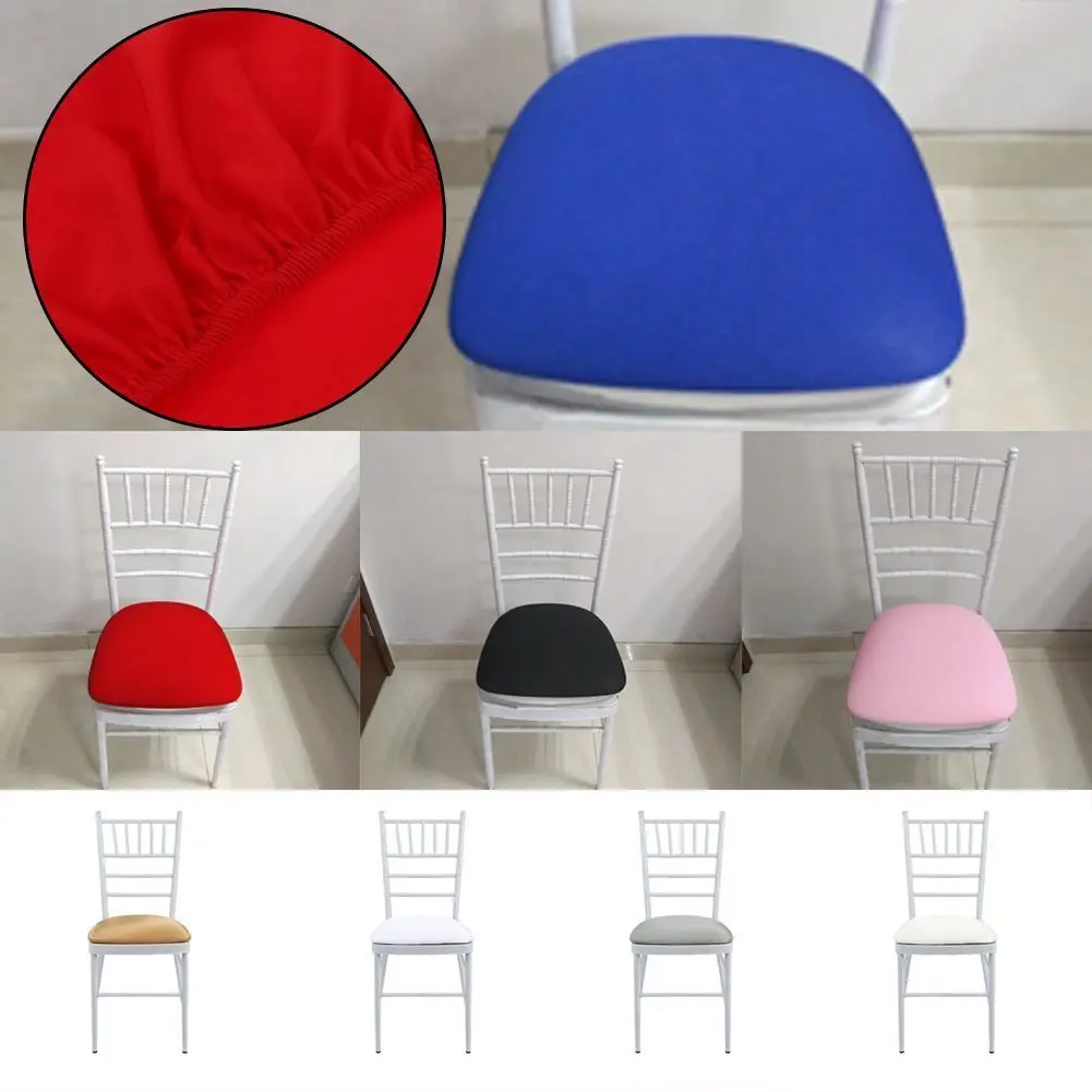 

1PC Seat Cover Removable Washable Elastic Cushion Covers Spandex Jacquard Dining Room Chair Seat Covers For Upholstered Chair