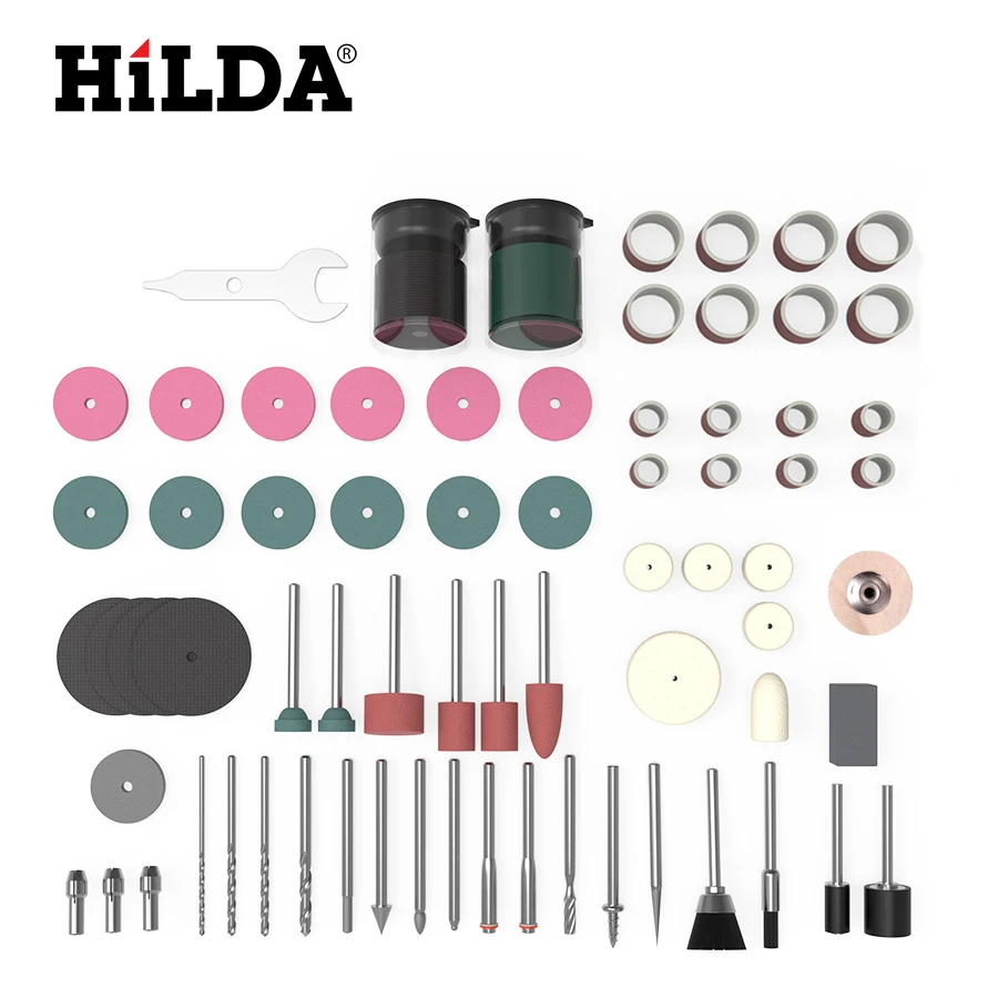 Набор аксессуаров HILDA Dremel комплект для шлифовки и полировки инструментов Hilda |
