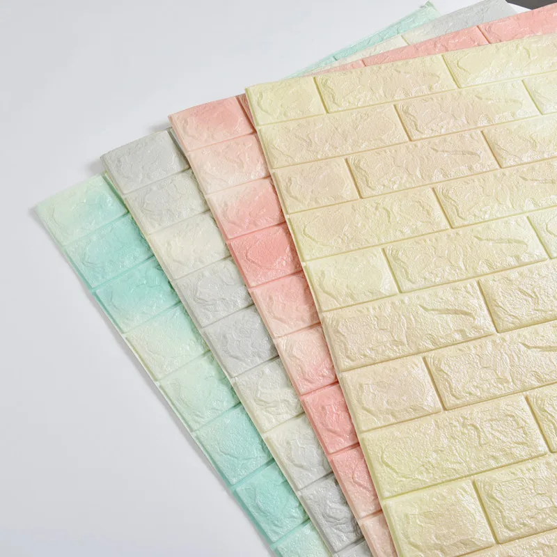 Самоклеящиеся обои из ПВХ и кирпича для гостиной фоновые настенные наклейки телевизора домашний декор