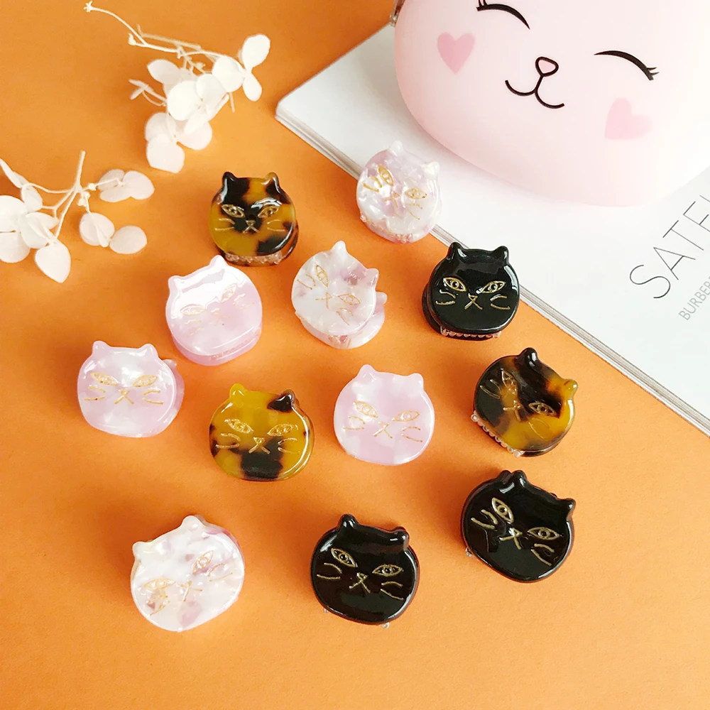 1 шт. заколка для волос с котом уксусной кислотой маленький зажим взрослых челка