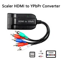 1080p hdmi to ypbpr component 5 rca rgb video rl audio scaler converter adapter with switch button for old tv monitor pc