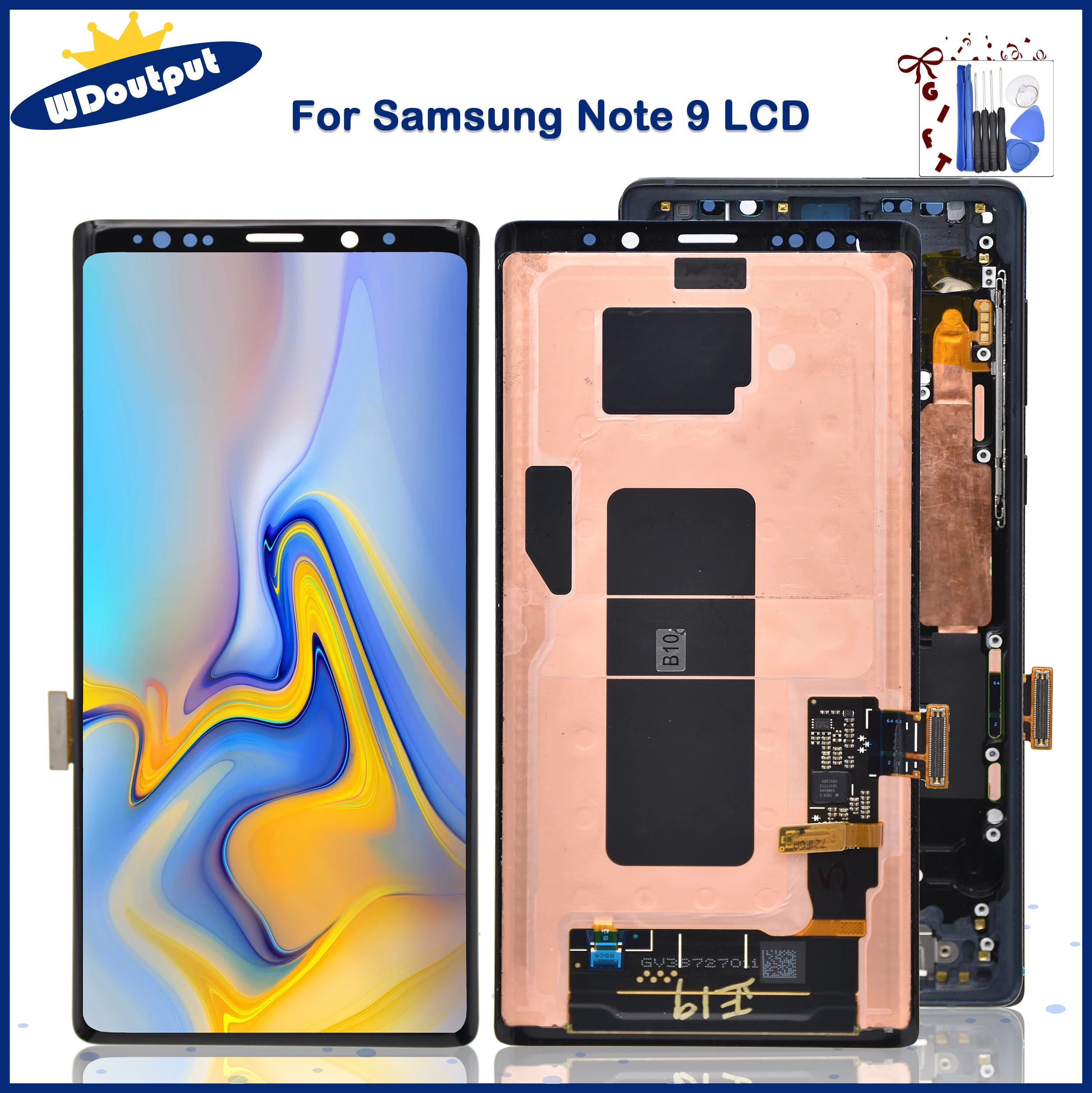 6.4"Original AMOLED For Samsung Galaxy Note9 LCD Display TouchScreen Digitizer Assembly Replacement forSamsung Note9 N960D N960F