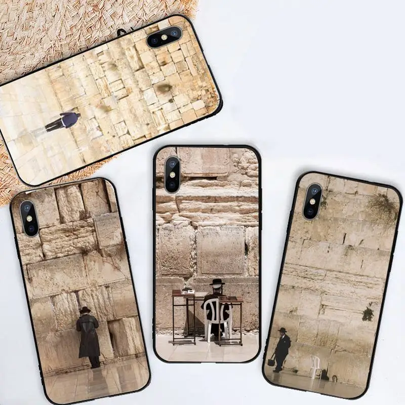 

Jerusalem Western Wall pattern Phone Case For iphone 12 11 13 7 8 6 s plus x xs xr pro max mini