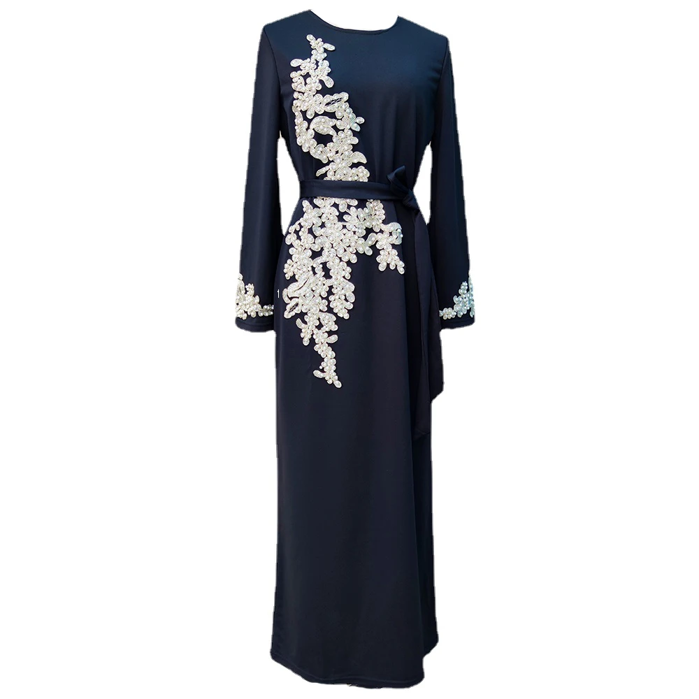 ИД Мубарак Абая Дубай, Турция мусульманский хиджаб платье Кафтан Исламская одежда S платья для женщин халат Musulman Femme Vestidos