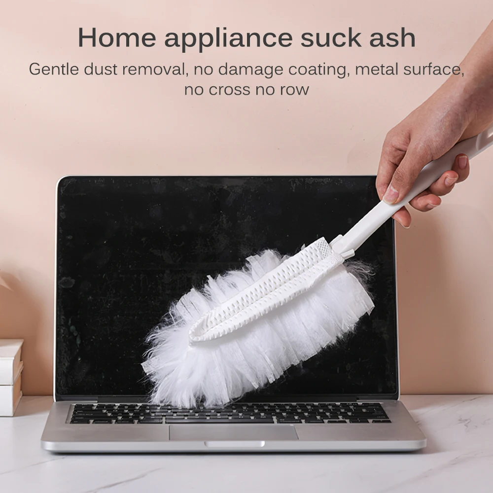 

Disposable Electrostatic Dusting Duster Cleaning Brush Dustproof Absorption Dust Removal Fiber Brush Household Cleaning Duster