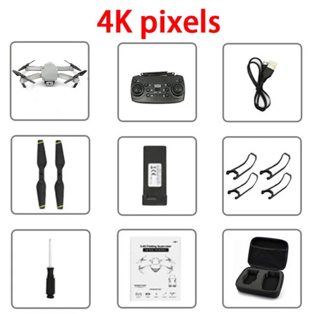 4k GD89 Дрон 4K камера HD 1080P WiFi FPV Дрон высота держит одну кнопку возврата в зарядное устройство для квадрокоптера Дрон с камерой квадрокоптер с камерой квадракоптер квадрокоптер квадракоптер квадрокоптер с камерой - Цвет: 4k