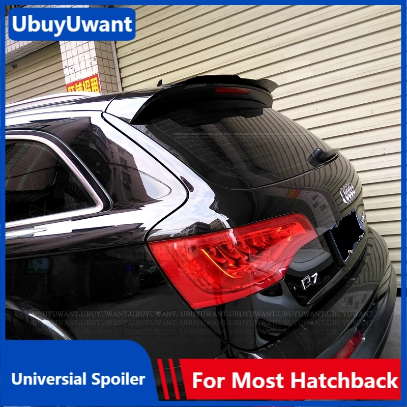 Rear Roof Lip Spoiler For Audi Q7 2007 - 2015 Hatchback Universal Spoiler ABS Plastic Tail Wing Car Styling For Audi A3 Q3 Q5 Q2