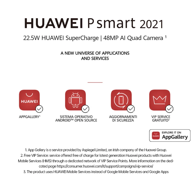 [Свободная пленка] смартфон Huawei P Smart 2021 глобальная версия батареи 5000 мАч 6 67