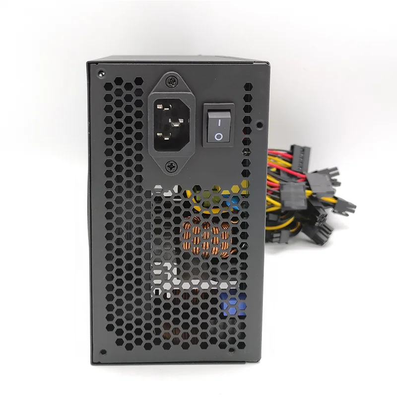 Billig 20 + 4 Pin Stille Noise Reduktion Miner/PC GPU ATX 1600W Netzteil Gold Entwickelt Für UNS Spannung 110V 220V 1600w Bergbau ETH