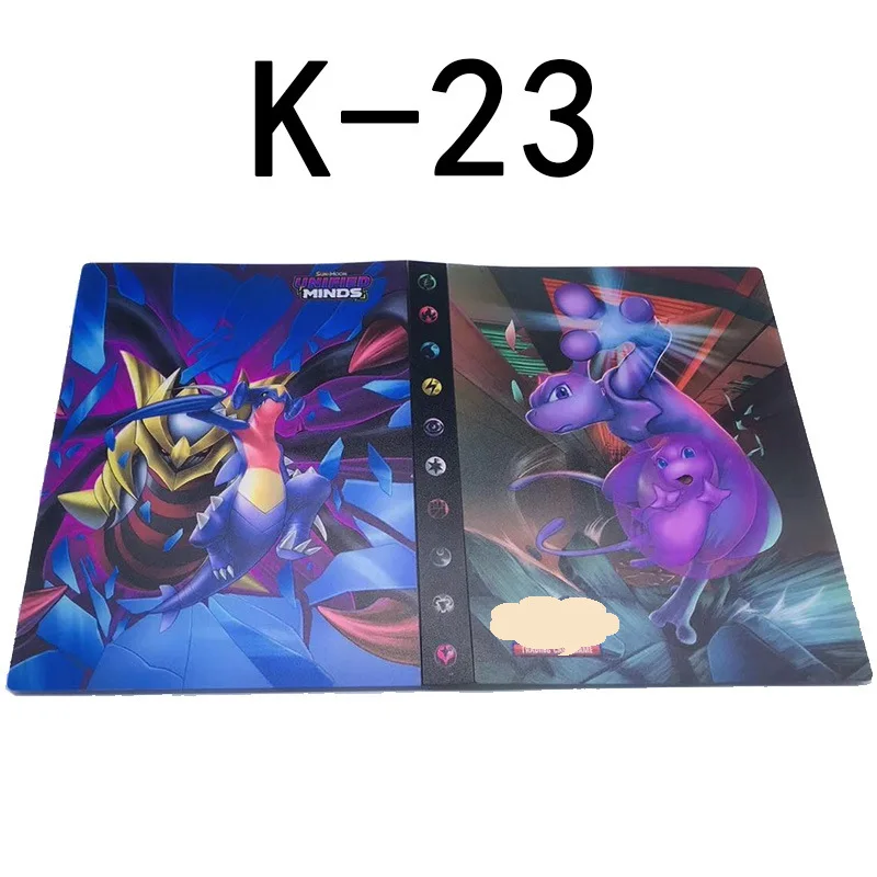 K23 Мультфильм Аниме Карманный Монстр Пикачу 240 шт. держатель Альбом игрушки Коллекция Покемон карты Альбом топ для детей подарок - Цвет: K23