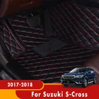 Ковры для Suzuki S-Cross SCROSS S CROSS 2018 2017, автомобильные коврики, интерьерные аксессуары, запчасти, чехлы для автомобилей на заказ