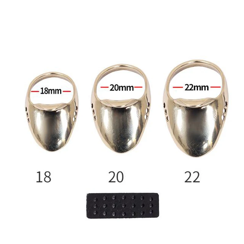 1 шт. Защитное приспособление для стрельбы из лука взрослых латунное кольцо