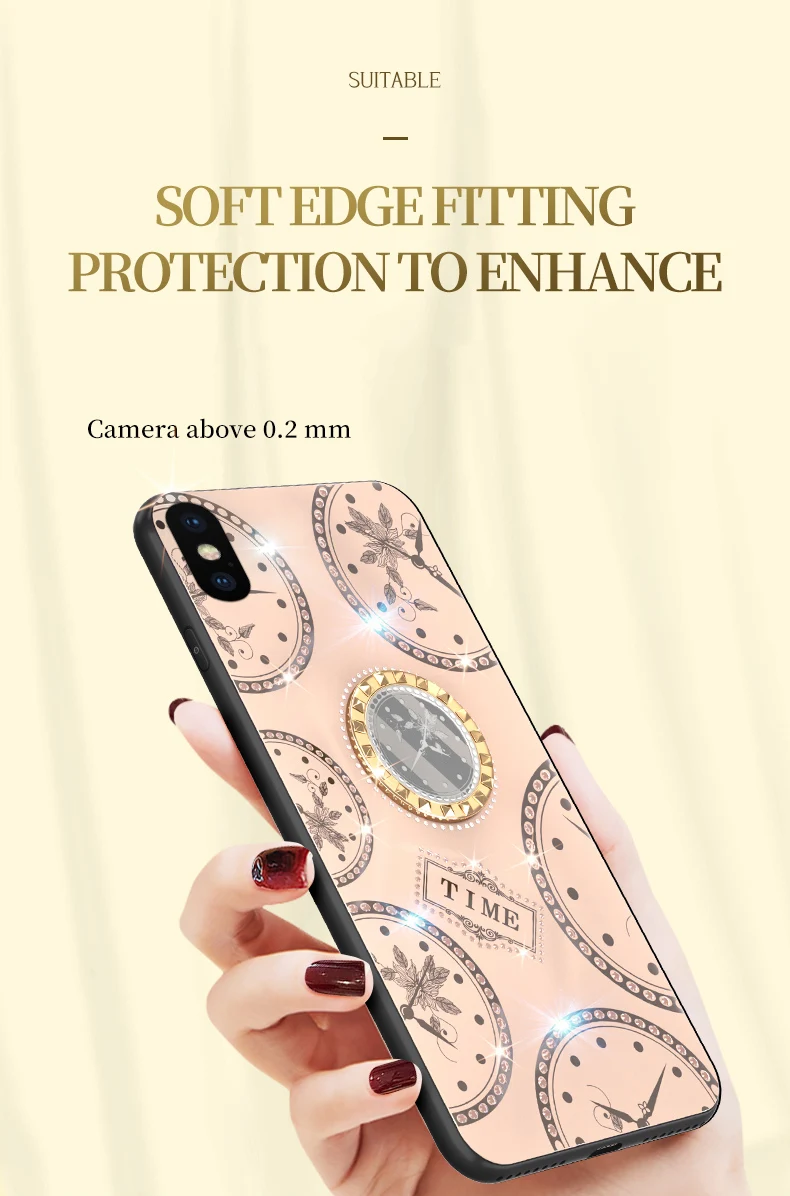 Чехол для Samsung Galaxy J8 J4 J6 A6 Plus Prime J530 J730 Модный чехол с циферблатом и часами