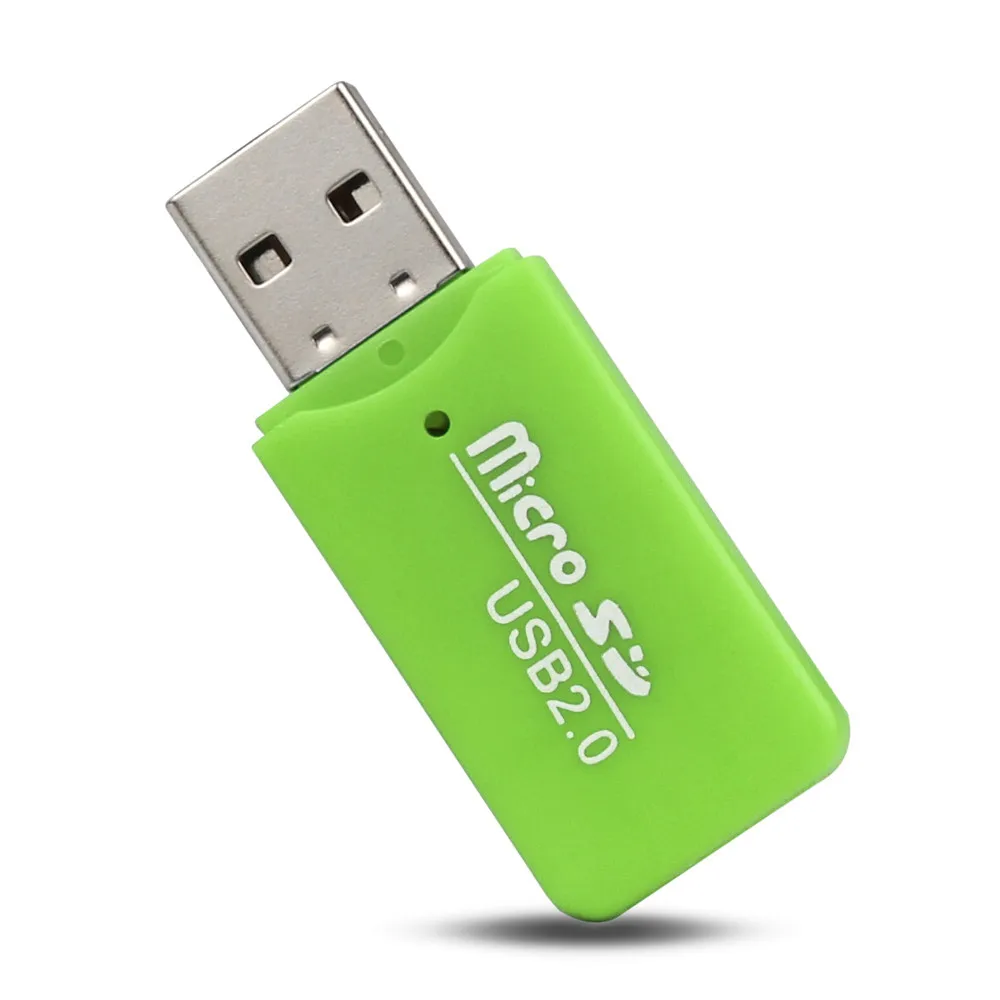 Кард-ридер Портативный высокоскоростной кард-ридер мини USB 2 0 OTG Micro SD TF адаптер