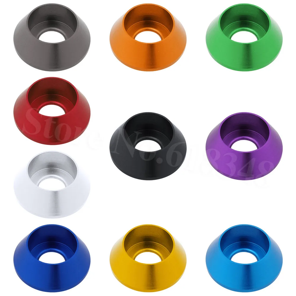 8-pack Замена RC алюминий M4 чашки головки винты шайбы болты прокладки аппаратные