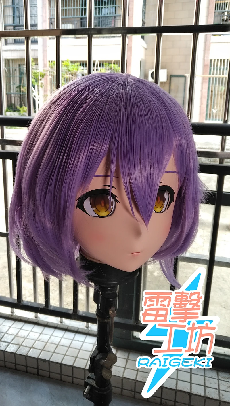 

(RAIGEKI MAKS 159) Silicone Helloween Cosplay Mask Girl Crossdressing Resin BJD DOLL Japan Cartoon Kigurumi Anime Cosplay Mask
