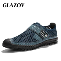 glazov 2021 summer mesh shoe men walking loafers breathable men casual shoes slip on male shoes loafers driving loafers 39 48