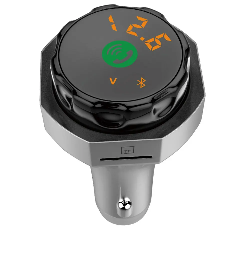 Беспроводной Bluetooth Hands-free Bluetooth автомобильный комплект fm-передатчик MP3 аудио плеер Поддержка U диск TF карта автомобильное зарядное устройство