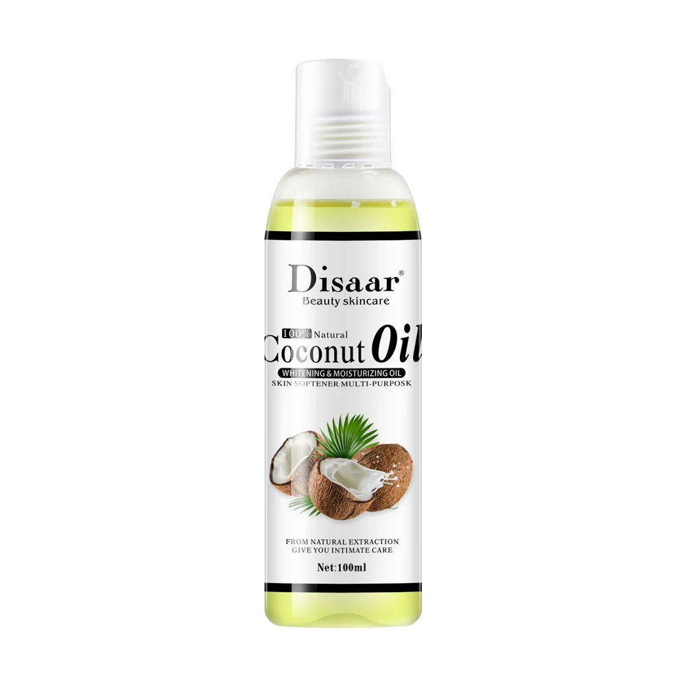 

100 мл натуральное органическое кокосовое масло, увлажняющее массажное масло для тела и лица, лучший уход за кожей, массаж, релаксация, эфирно...