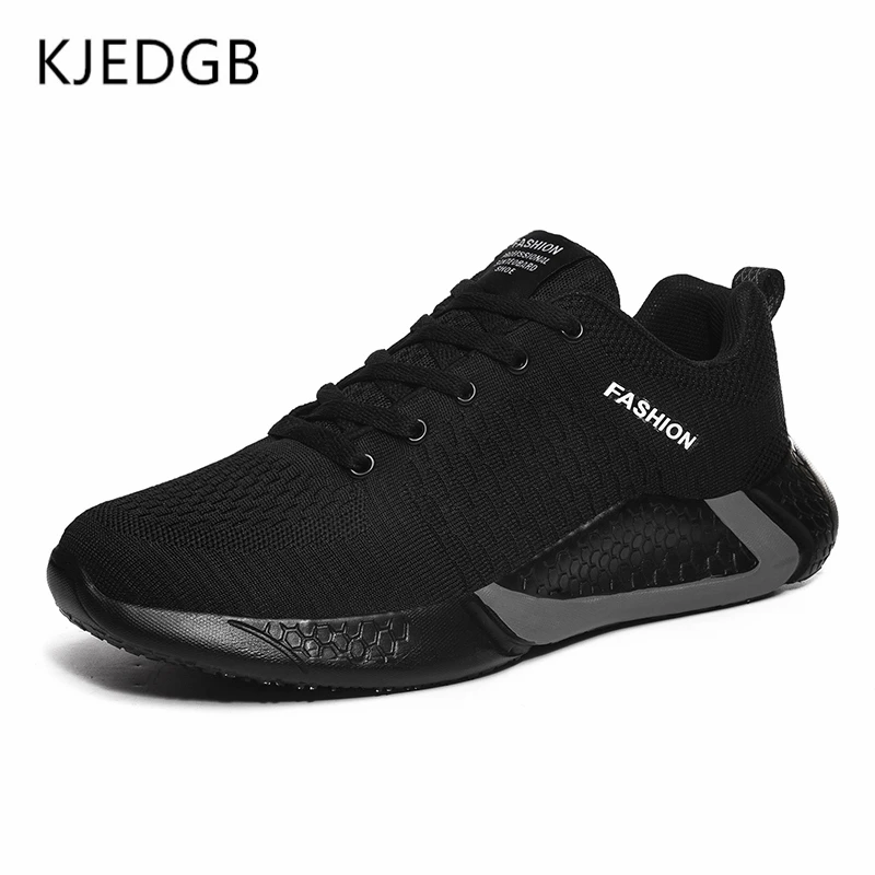 KJEDGB 2020 Men Casual Shoes Sneakers Male New Mesh Lightweight Comfortable Breathable Walking Tenis Masculino | Обувь